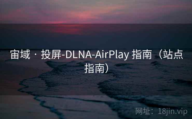 宙域 · 投屏-DLNA-AirPlay 指南(站点指南) 宙域 · 投屏-DLNA-AirPlay 指南(站点指南)