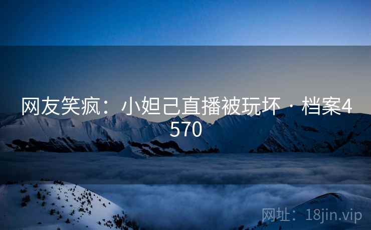 网友笑疯：小妲己直播被玩坏 · 档案4570